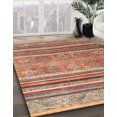thumbnail image 2 of Ahgly Company Tapis d'Intérieur Carrés Abstraits Brun Chameau, Tapis de Zone Abstraits, 4 Pieds Carré, 2 of 6