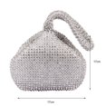 thumbnail image 2 of Bling Clutch Bags for Women Evening Wedding Party Rhinestone Wristlet Purses, 2 of 6
