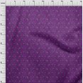 thumbnail image 3 of oneOone Cotton Silk Fabric Leaves & Floral Block Printed Craft Fabric BTY 42 Inch Wide, 3 of 4