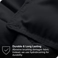 thumbnail image 4 of Bare Home Goose Down Alternative Comforter Set - 3 Piece Set - Oversized Queen, Black, 4 of 7