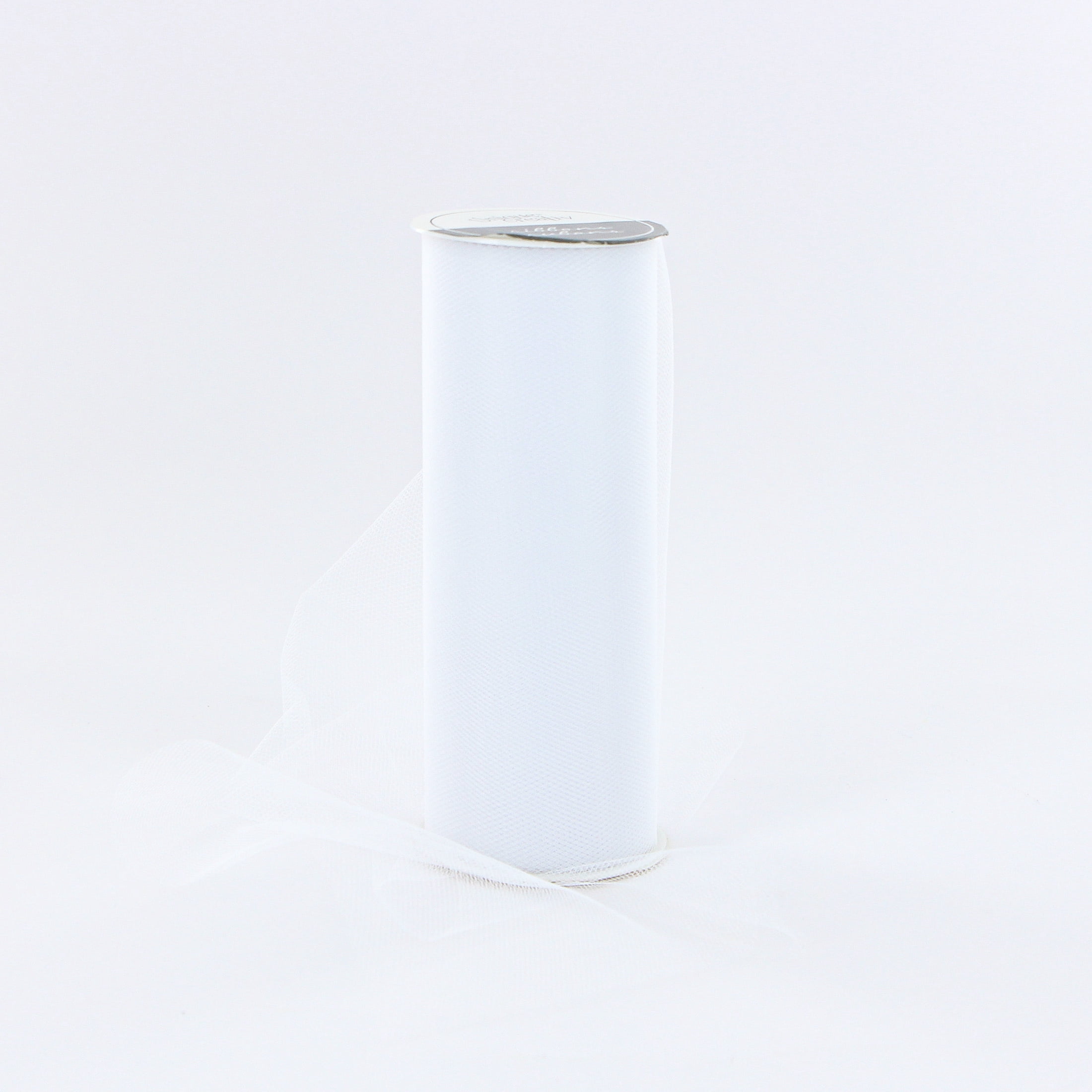 UNIQUE CREATIV blanc Tulle Ribbon 152 mm (5.98 in) × 13.71 m (6 in × 15 yd), 14 m (15 yd)