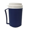 thumbnail image 4 of TIELUTT Blue Travel Coffee Cup Thermal Cup Durable Container with Cover 12 OZ for Women Cup Drinking Cups for Adults Cups Ceramic No Handle Ceramic Coffee Mugs Travel Cute Kitchen Cups, 4 of 8