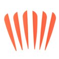 thumbnail image 2 of Arrows Vanes 4 Inch Plastic Feather Fletching for DIY Archery Arrows 50 Pack(Orange), 2 of 8