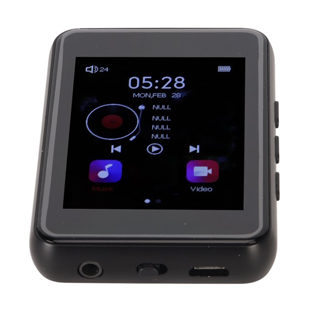 Lecteur MP3, Écran IPS HD 2,4 Pouces Réveil Livre Électrique Lecteur MP5 pour Entraînement Physique pour Course