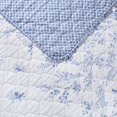 thumbnail image 3 of Laura Ashley - Collection Flora - Set de Couette - 100% Coton, Literie Réversible avec Fausse(S) Couche(S) Assortie(S), Prélavée pour Plus de Douceur, Simple, Bleu, 3 of 5