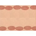 thumbnail image 1 of Ahgly Company Machine Washable Indoor Rectangle Transitional Pastel Orange Area Rugs, 4' x 6', 1 of 7