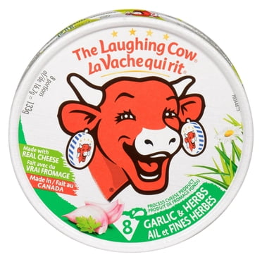 The Laughing Cow, Garlic & Herbs, Spreadable Cheese 8P