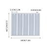PEONAVET Silicone Mold DIY Blank Long Bar Shape Bookmark Mould