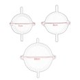 thumbnail image 2 of Hottest 3pcs Dumpling Mold Pierogi Turnover Ravioli Empanada Dough Press Mould Maker, 2 of 9