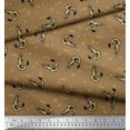 thumbnail image 3 of Soimoi Georgette Viscose Fabric Circle,Dot & Prawns Ocean Print Sewing Fabric Yard 42 Inch Wide, 3 of 3