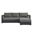 thumbnail image 4 of Modway Tahoe Sectionnel de Mobilier de Patio Extérieur 2 Pcs, Gris, 4 of 8