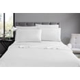 thumbnail image 2 of Swift Home Luxury 4-Piece Sheet Set with Extra Pillow Case, Twin, White, 2 of 3