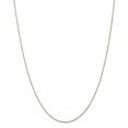 thumbnail image 1 of 14k Yellow Gold Polished .8mm Lite Baby Rope Chain Anklet 9 Inch Spring Ring Jewelry Gifts for Women, 1 of 4