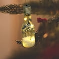 thumbnail image 4 of pstuiky Home Decoration Christmas Decor Hanging Bottle Light Christmas Lamp Decorations Christmas Tree Bulb 13X4.5Cm Light Bulb Decorative Items Clear Light Bulbs, 4 of 7