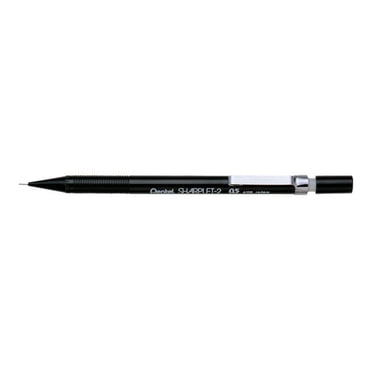Pentel 120 A3 - Mechanical pencil - HB - black - 0.5 mm - fine - with eraser