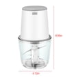 thumbnail image 3 of Clearance! Foodstuffs Processor Set With Stirrer And Separator, Electric Garlic Chopper, Shredder Foodstuffs Processor Suitable For Chopper/grinder/garlic Chopper Daily Deals Deal ofthe Day #66, 3 of 7