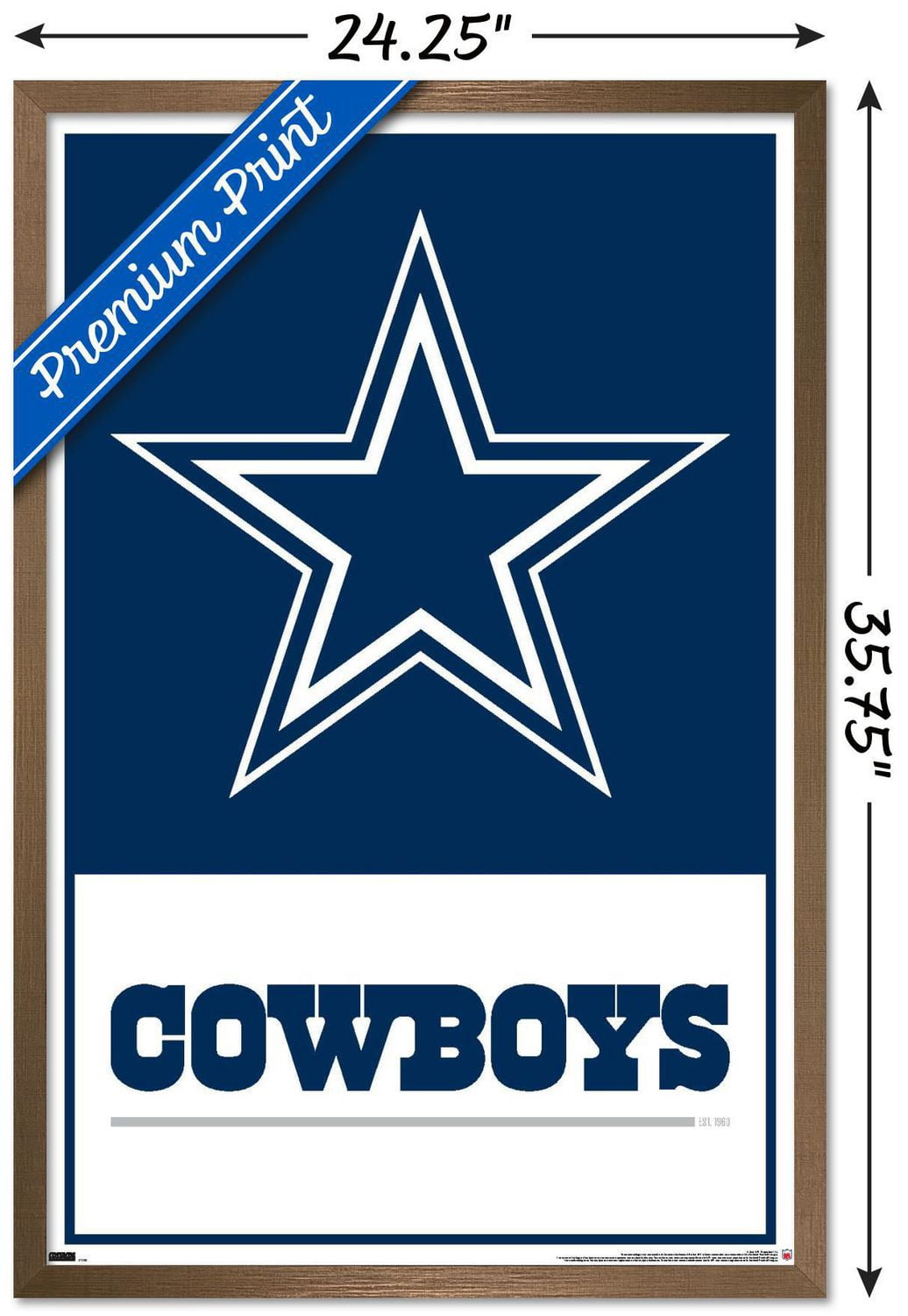 NFL Dallas Cowboys- Logo 21 Wall Poster