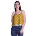 thumbnail image 1 of Moomaya Printed Womens Spaghetti Strap Crop Top Cami Summer Tops, 1 of 5