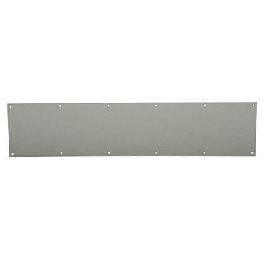 Schlage 515010 Plaque de Frappe Commerciale en Acier Inoxydable Satiné, 8" x 34"