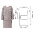 thumbnail image 2 of Long Sleeve Kitchen Apron for Women with Functional Pockets and Adjustable Straps, 2 of 3
