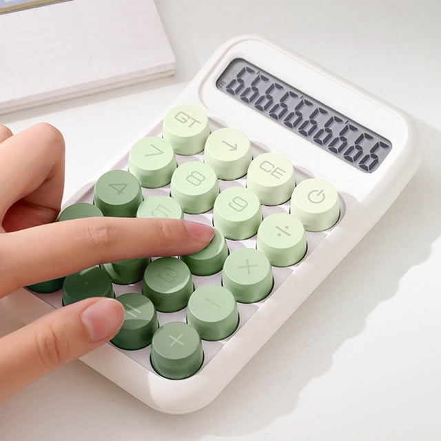 Calculators Desktop,Portable Digit Basic Calculator,Pocket Calculator Small,Basic Standard Calculators Mini Digital Desktop Calculator with 10-Digit LCD Display- Calculator Pocket Size for Home