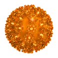 thumbnail image 1 of Novelty Lights Orange 6in 50 LED Starlight Sphere, Ornament Ball Light, 1 of 8