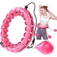 thumbnail image 1 of Removable Smart Hula Hoop, Fitness Hula Hoop, with Massage Spikes and 24 Removable Adjustable Pieces, Suitable for Adults, 1 of 4