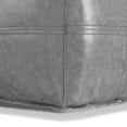 thumbnail image 4 of Simpli Home Brody Boho Square Pouf in Distressed Gray Faux Leather, 4 of 7