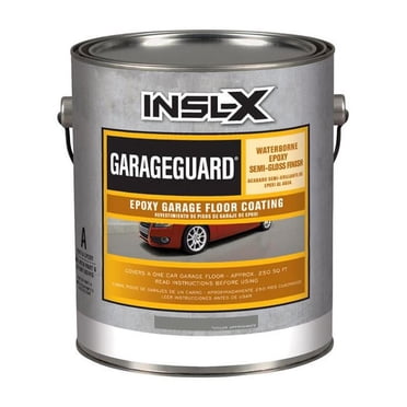 Insl-X 1806504 GarageGuard Sable du Désert Semi-Lustré à Base d'Eau Époxy pour Plancher de Garage, Trousse de Revêtement, 1 gal