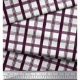 thumbnail image 2 of Soimoi Velvet Fabric Check Check Print Fabric by Yard 58 Inch Wide, 2 of 5