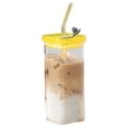 thumbnail image 1 of Ohufall 350ml High-Appearance Glass Coffee Tumbler - Suitable For Milk Tea & Coffee, 1 of 5