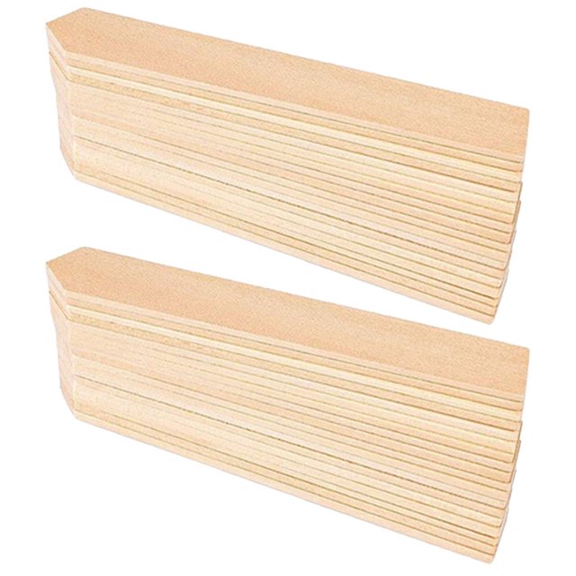 50 Pcs Étiquettes en Bois pour Plantes Marqueurs de Jardin Panneaux de Classification des Plantes Décors pour Jardin