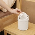 thumbnail image 4 of Mini Poubelle de Bureau à Couvercle Rabattable pour Déchets pour Cuisine Salon Petit Seau de Rangement, 4 of 4