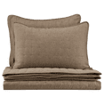 thumbnail image 4 of Bouclair Taupe Quin Collection - 3-Piece Coverlet Set King, 4 of 6