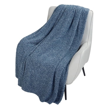HOMETRENDS Melange Plush Blanket