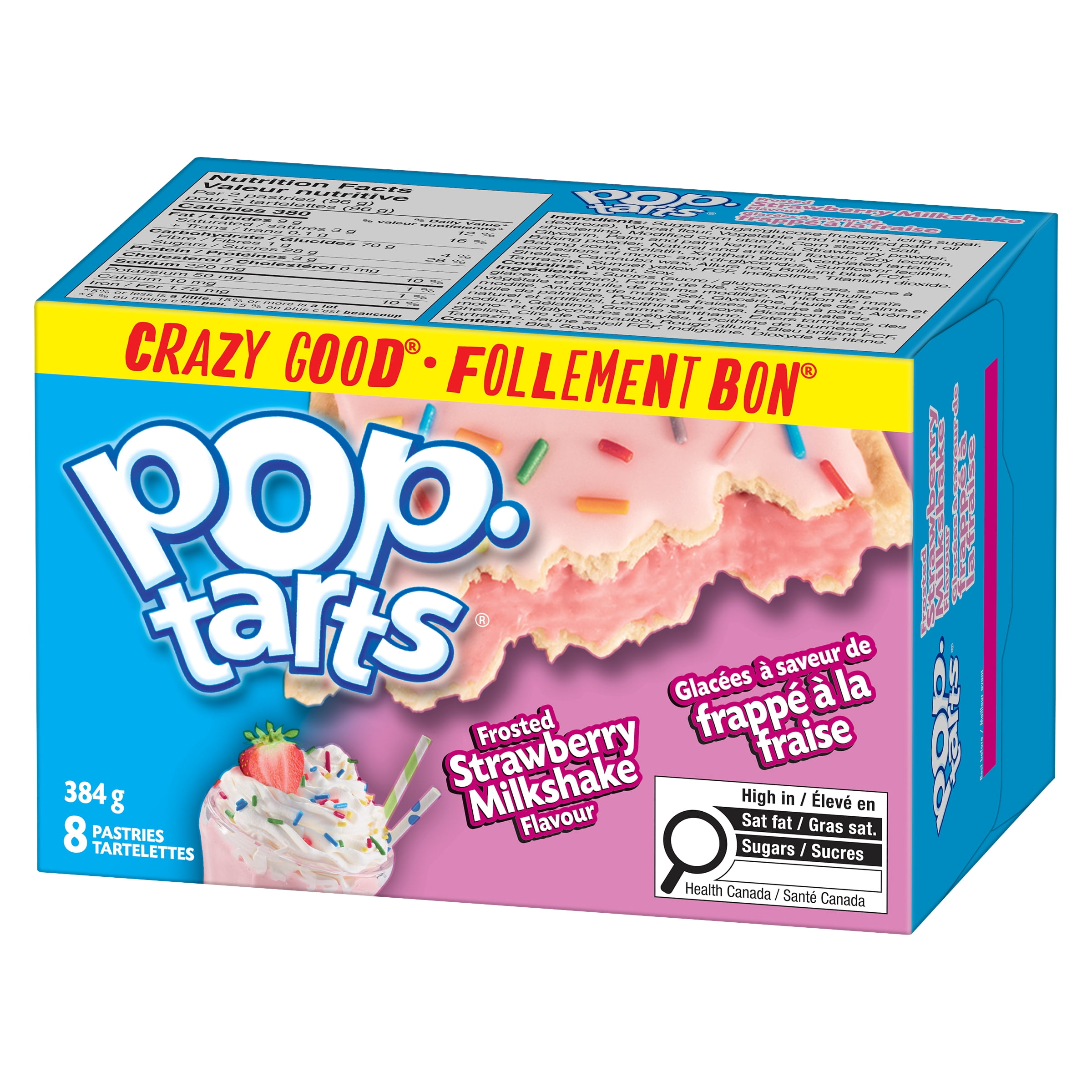 Tartelettes Pop-Tarts® Glacées à saveur de cerises, 384 g, 8 Tartelettes