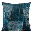 thumbnail image 1 of VargottamSquare Pillow Cover - Decorative Pillow Covers12x12 Inches,PrintedTeal BlueThemePillowcase, DecorativeSquareCushionCovers, 1 of 1