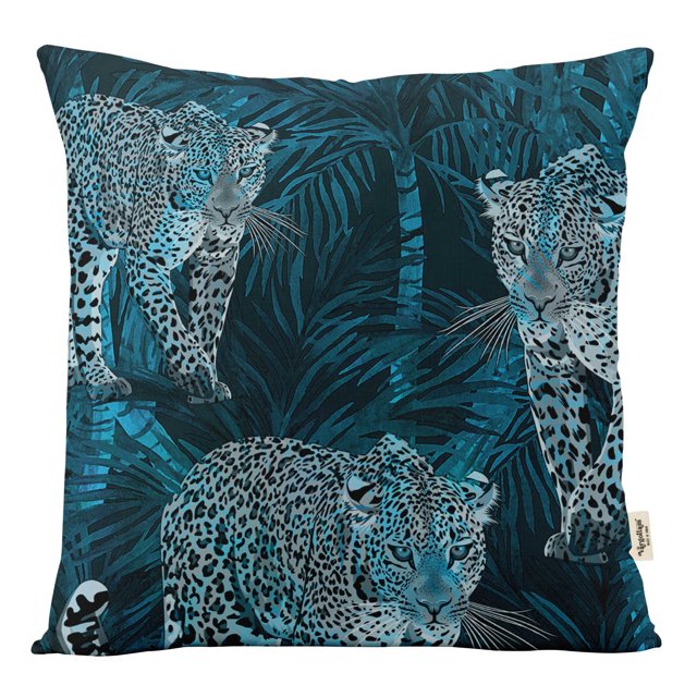 VargottamSquare Pillow Cover - Decorative Pillow Covers12x12 Inches,PrintedTeal BlueThemePillowcase, DecorativeSquareCushionCovers