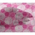 thumbnail image 4 of oneOone Viscose Chiffon Fabric Circle Block Printed Fabric 1 Yard 42 Inch Wide, 4 of 4