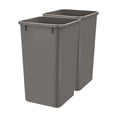 thumbnail image 1 of Rev-A-Shelf 27 qt. Replacement Waste Container for Rev-A-Shelf Pullouts, Orion Gray 2-pack, 1 of 12