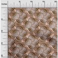 thumbnail image 2 of oneOone Georgette Viscose Rose Brown Fabric African Craft Projects Decor Fabric Printed By The Yard 42 Inch Wide, 2 of 4
