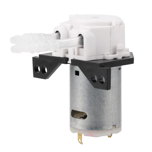Dosing Pump DIY Peristaltic Tube Head For Aquarium Lab Chemical Analytical(white12v 3*5 )
