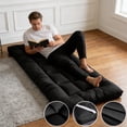 thumbnail image 4 of Twin Fiber Mattress, Foldable Padded Mattress for Student Bed, Washable Soft Mattress with Breathable Design, 4 of 6