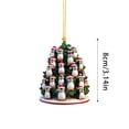 thumbnail image 3 of Binwennn Easter Decorations Christmas Tree Penguin Acrylic 2D Pendant Christmas Pendant Christmas Tree Shape Penguin Pendant Christmas Acrylic Pendant New Year Pendant, 3 of 4