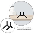 thumbnail image 3 of Minkissy 1Set Space Saving Black TV Stand Legs Replacement Universal Plastic Base for Various Televisions, 3 of 8