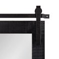 thumbnail image 3 of Kate and Laurel Cates Farmhouse Vertical Mirror with Shelf, 24 x 31, Black, Decorative Rustic Wall Mirror with Functional Shelf for Storage and Display, 3 of 8