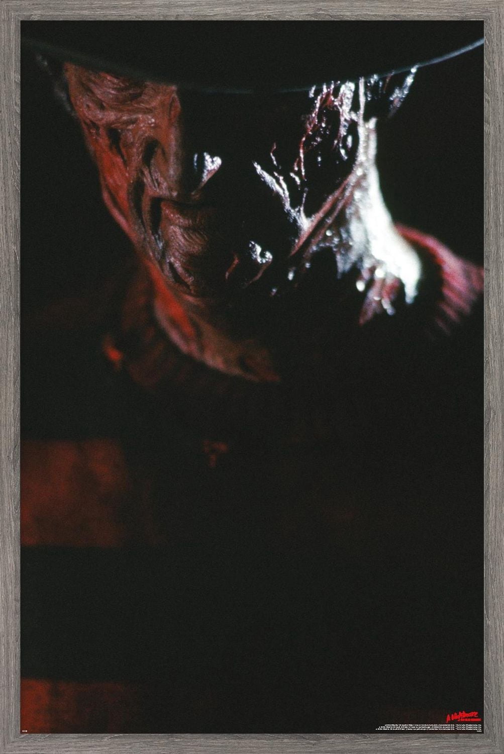 A Nightmare on Elm Street - Freddy Portrait Wall Poster with Magnetic Frame