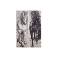 thumbnail image 1 of Hand Painted Canvas Wall Art (Brazen Horse) - Set of 2, 1 of 4