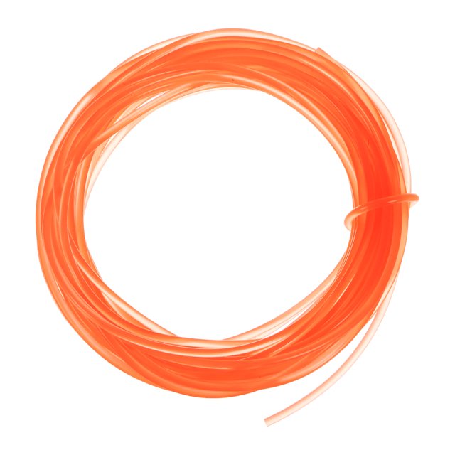 Unique Bargains Round Belts 3mm Dia 10 Meters Length Smooth Surface PU Polyurethane, Orange