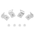thumbnail image 1 of 4Pcs Stainless Steel Fish Tank Support Bracket Aquarium Glass Cover Clip8mm, 1 of 12
